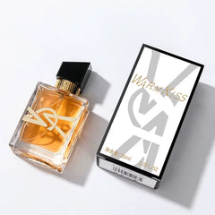 1PC Women Eau de Parfum 30ml Elegant Square Glass Bottle Golden Perfume