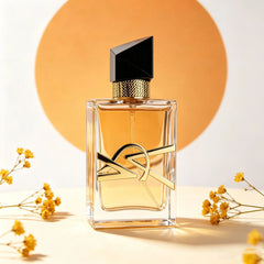 1PC Women Eau de Parfum 30ml Elegant Square Glass Bottle Golden Perfume