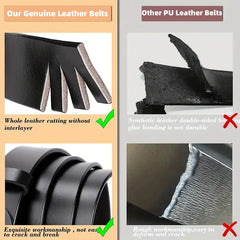 Cowhide Belt Ladies Soft Genuine Leather Knotted Strap Dress Accessories