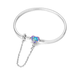 925 Sterling Silver Bracelets 17-20CM Original Golden Bracelet Jewelry