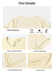 Women's Preppy Graphic Tee Synonym Rolls Just Like Used To Make