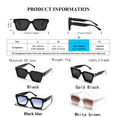 Ruiao Retro Black Millionaire Shades Luxury Sunglasses Man Women