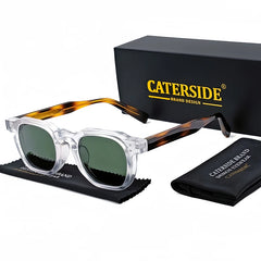 Fashion Men Sunglasses Small Frame Square Personalized Sun Glasses