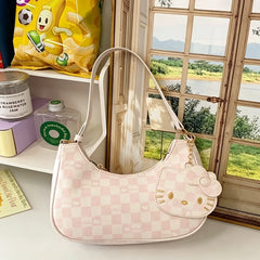 Women Y2K Cute Underarm Shoulder Bag Fashion Daily Handbag Purse