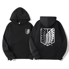 Anime Attack on Titan Men Hoodies Spring Autumn Sweatshirts