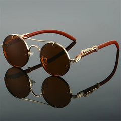 New Vintage Round Sunglasses Women Men pc Frame Sun Glasses