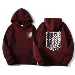 Anime Attack on Titan Men Hoodies Spring Autumn Sweatshirts