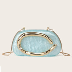 Fashion Women's Handbag Bride Metal Gold Women Luxury Evening Bag