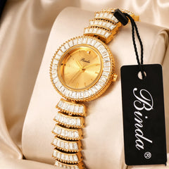Binda New Fashion Watchstrap Quartz Women Watch Waterproof