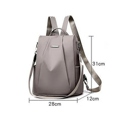 Waterproof Oxford Women Backpack Fashion Anti-Theft Bagpack