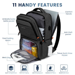 Lunch Backpack Insulated Cooler Picnic Bag Multifunctional Travel Bag