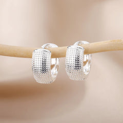 Gold Color Small Hoop Earrings for Women Stainless Steel Silver Earrings