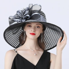 Fascinator Hats Wedding Bride Kentucky Derby Hats For Women Ladies Hat