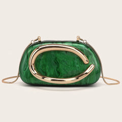 Fashion Women's Handbag Bride Metal Gold Women Luxury Evening Bag