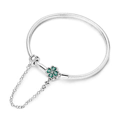 925 Sterling Silver Bracelets 17-20CM Original Golden Bracelet Jewelry