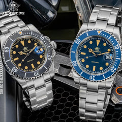 ADDIESDIVE 41mm Men's Watch Diving Ceramic Bezel Luminous AD2054