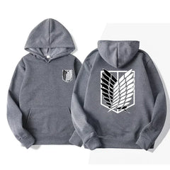 Anime Attack on Titan Men Hoodies Spring Autumn Sweatshirts