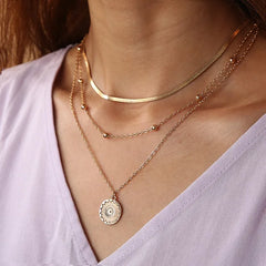 Vintage Cross Necklace for Men Women Stainless Steel Pendant