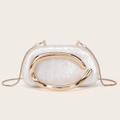 Fashion Women's Handbag Bride Metal Gold Women Luxury Evening Bag