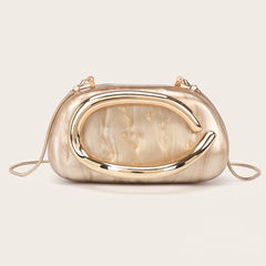 Fashion Women's Handbag Bride Metal Gold Women Luxury Evening Bag