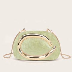Fashion Women's Handbag Bride Metal Gold Women Luxury Evening Bag