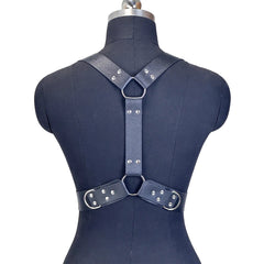 Women Fashion PU Leather Harness Waist Belt Punk Studded Gothic Clothing
