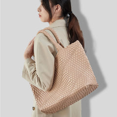 Large Woven Tote Bag for Women Underarm Shoulder Bag Weave