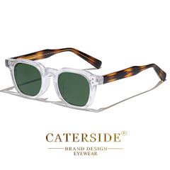 Fashion Men Sunglasses Small Frame Square Personalized Sun Glasses
