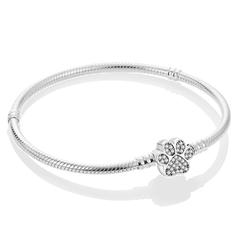 925 Sterling Silver Bracelets 17-20CM Original Golden Bracelet Jewelry