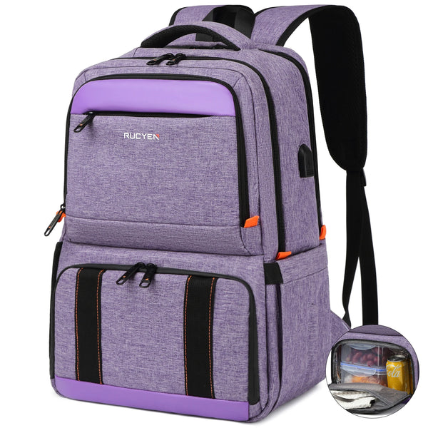 Lunch Backpack Insulated Cooler Picnic Bag Multifunctional Travel Bag