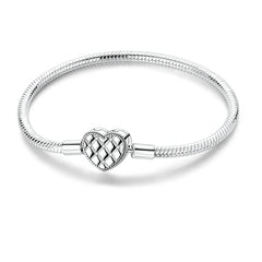 925 Sterling Silver Bracelets 17-20CM Original Golden Bracelet Jewelry