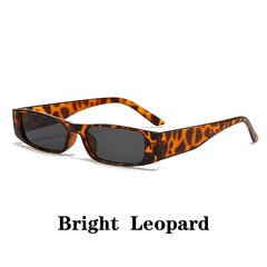 New Vintage Square Sunglasses Women Men Brand Rectangle Sun Glasses