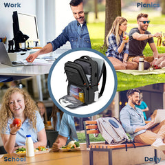 Lunch Backpack Insulated Cooler Picnic Bag Multifunctional Travel Bag