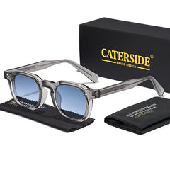 Fashion Men Sunglasses Small Frame Square Personalized Sun Glasses