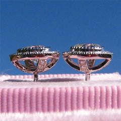 Huitan Delicate Small Round Stud Earrings Women Fashion Jewelry