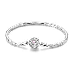 925 Sterling Silver Bracelets 17-20CM Original Golden Bracelet Jewelry