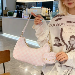 Women Y2K Cute Underarm Shoulder Bag Fashion Daily Handbag Purse