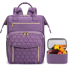 Lunch Backpack Insulated Cooler Picnic Bag Multifunctional Travel Bag