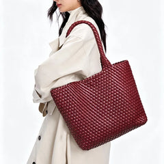 Large Woven Tote Bag for Women Underarm Shoulder Bag Weave