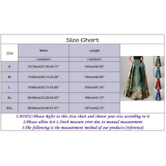 Summer Bohemian Print Long Female Beach Maxi Skirts Faldas