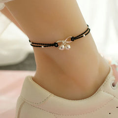 Silver Color Mosubi Zircon Anklet For Women Girl Simplicity Jewelry