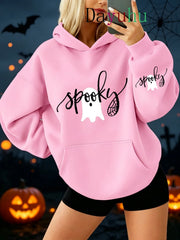 Female Oversized Streetwear Pullover Hoodie Halloween Clothes