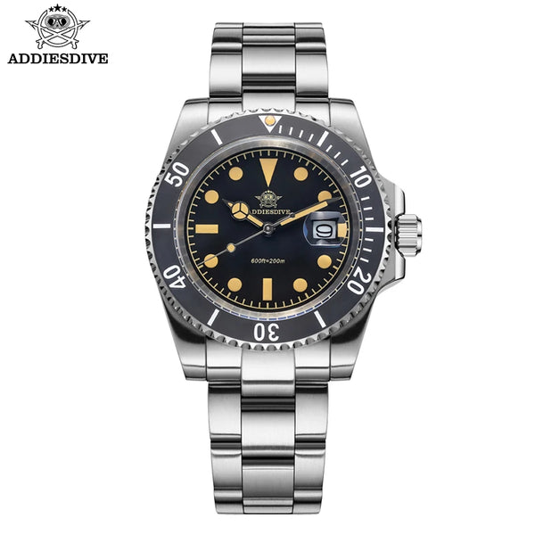 ADDIESDIVE 41mm Men's Watch Diving Ceramic Bezel Luminous AD2054