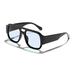 Retro Sunglasses New Y2K Double Bridge Oversized Sun Glasses for Women