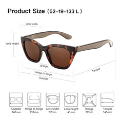 Polarized Women Sunglasses Sun Glasses for Ladies Retro Classic  UV400