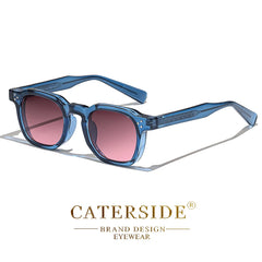 Fashion Men Sunglasses Small Frame Square Personalized Sun Glasses