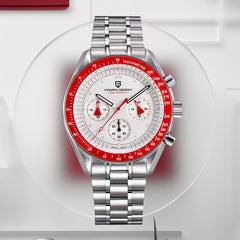 PAGANI DESIGN New Retro Red Watch Luxury Quartz Watches For Men