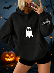 Female Oversized Streetwear Pullover Hoodie Halloween Clothes