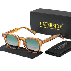 Fashion Men Sunglasses Small Frame Square Personalized Sun Glasses