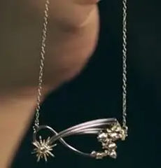 Gold Plated Fashion Hip Hop Maple Leaf Earrings Women Necklace